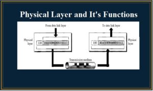 functions of physical layer