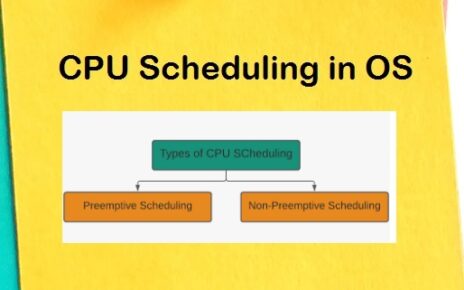 cpu scheduling in os