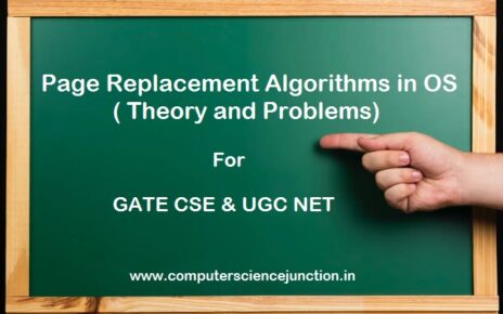 page replacement algorithms in os