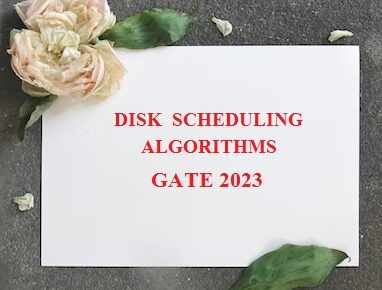 disk scheduling algorithms in os